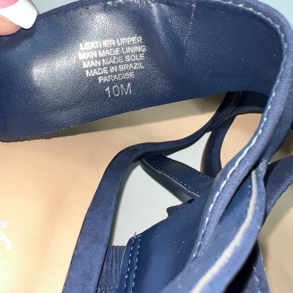 Copper Key Paradise Elite Blue Womens Heeled Sandals Size 10M - Picture 14 of 15